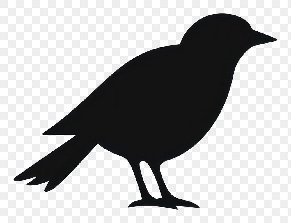PNG Crow logo icon silhouette blackbird animal.