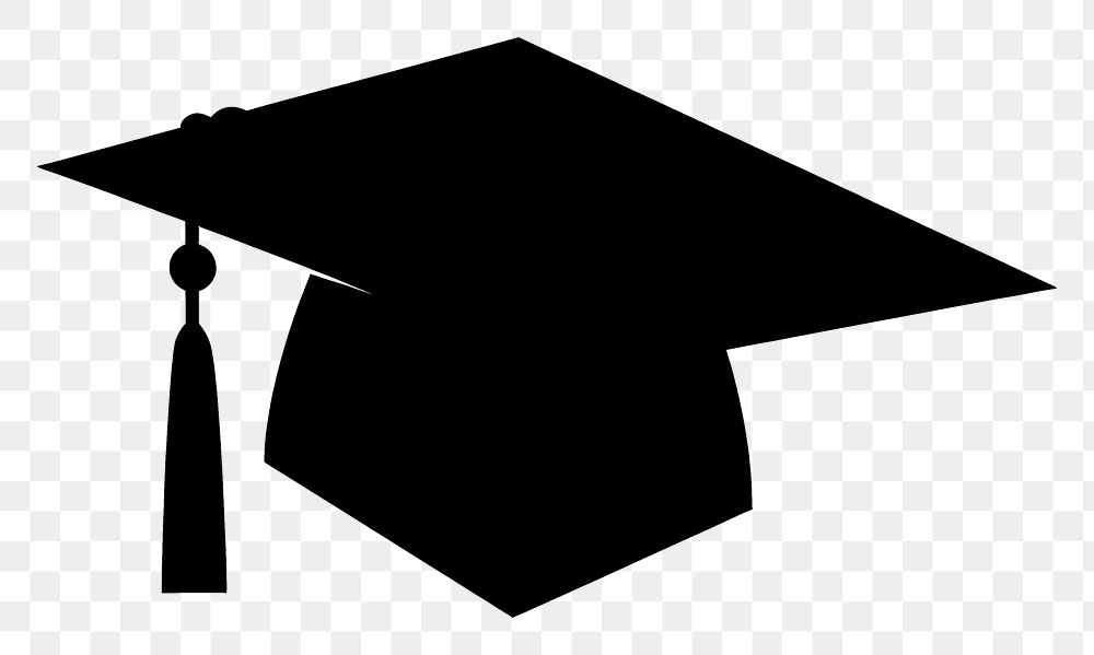 PNG Education logo icon silhouette graduation black.
