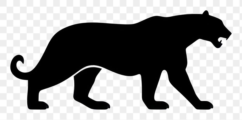 PNG Jaguar logo icon silhouette mammal animal.