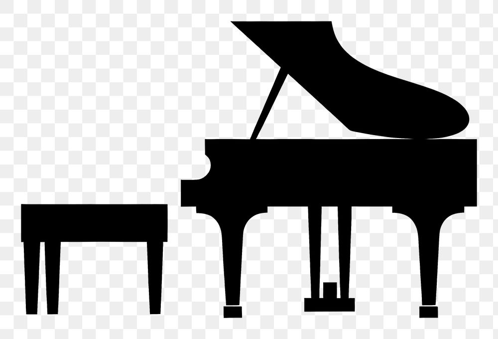 PNG Piano logo icon keyboard black harpsichord.