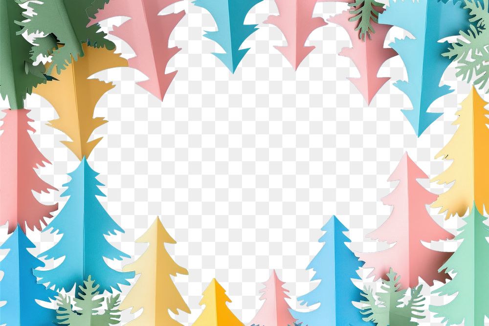 PNG Christmas trees frame backgrounds christmas outdoors.
