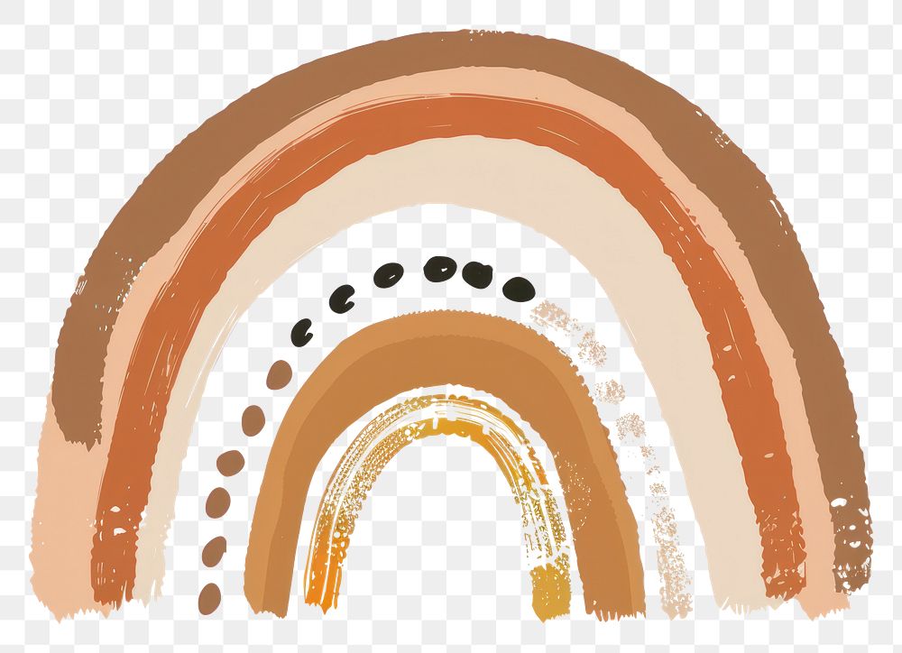 PNG Brown rainbow illustration jacuzzi food meat.