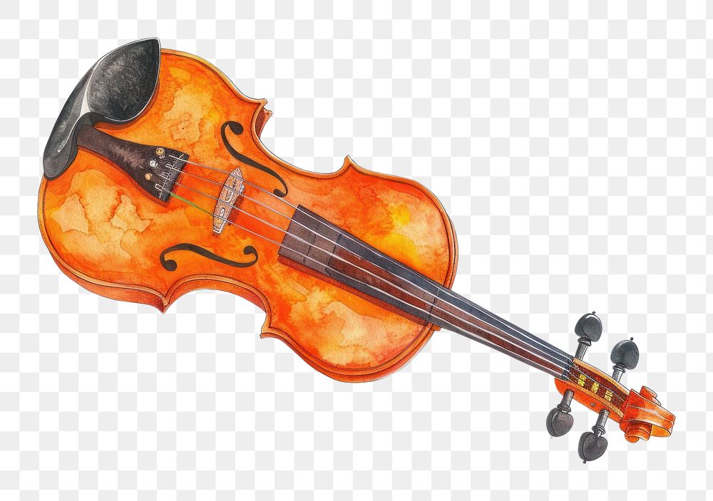 PNG Violin fiddle viola musical instrument.