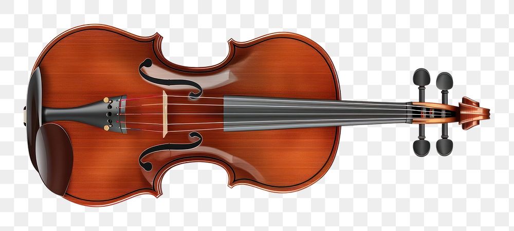 PNG Violin fiddle viola musical instrument.