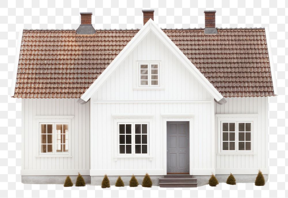 PNG Scandinavian house architecture building cottage.