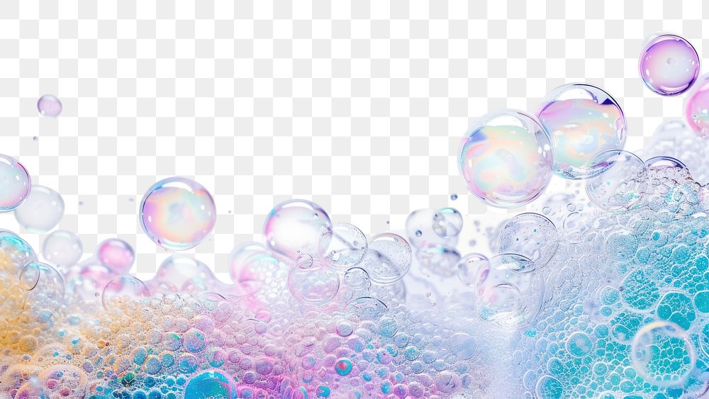 PNG Foamy bubbles backgrounds white background biotechnology.