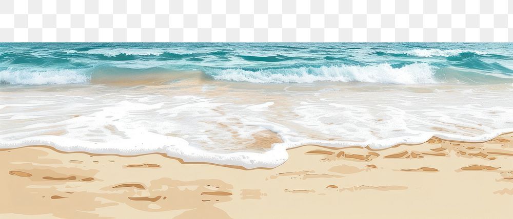 PNG Beach shoreline outdoors horizon.