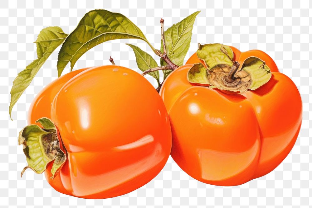 PNG  Persimmon produce helmet fruit.