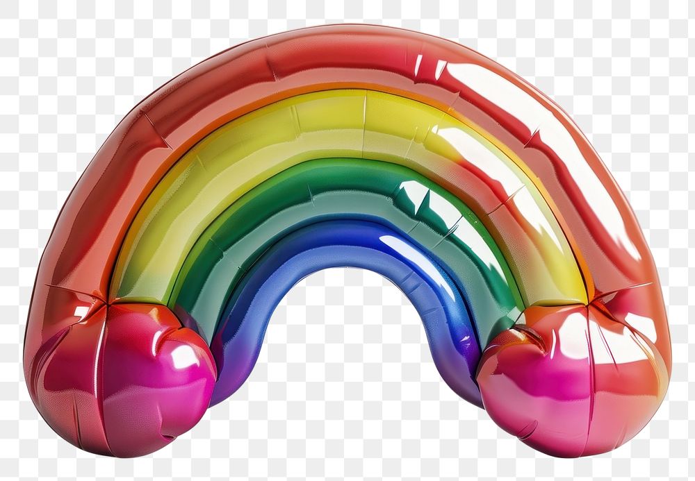 PNG Rainbow LGBTQ sculpture inflatable clothing balloon.