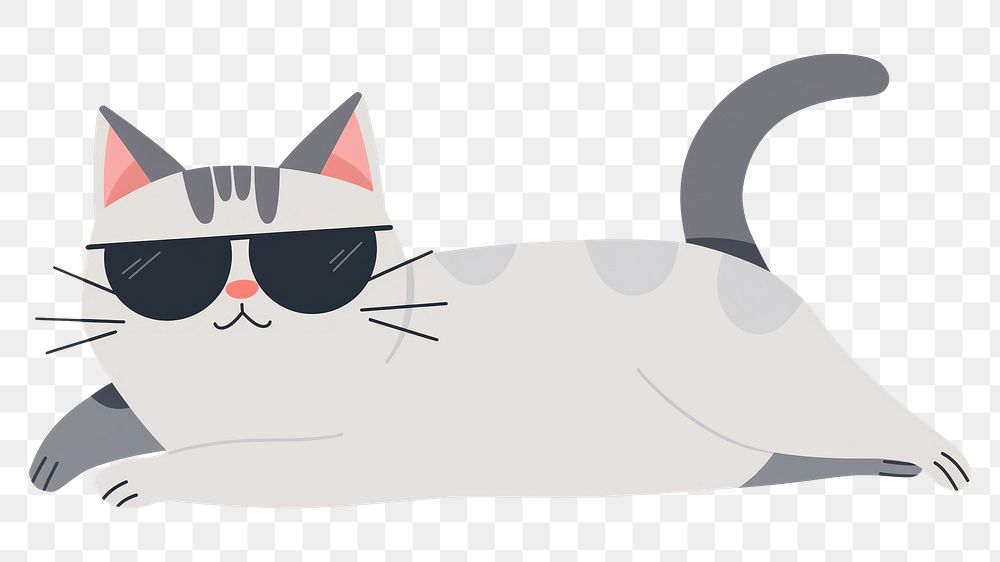 PNG  Sunglasses cat accessories accessory.