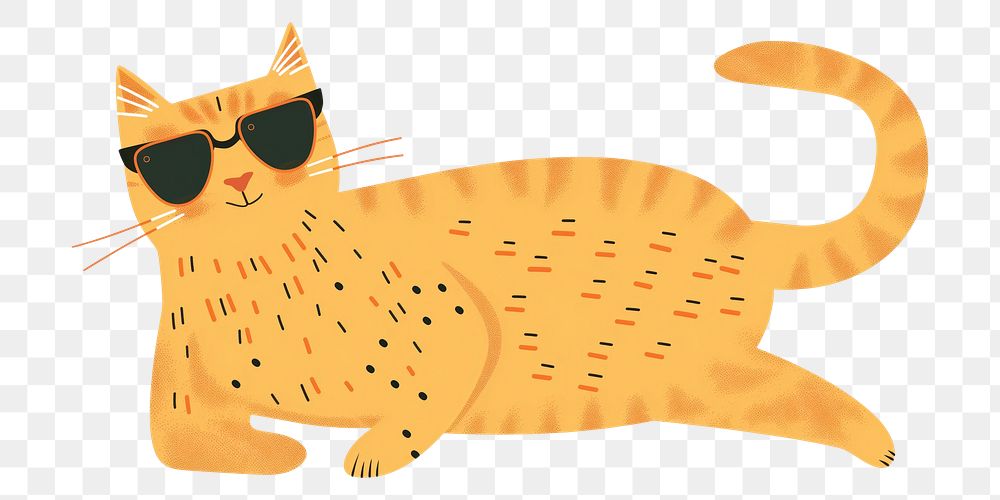 PNG  Sunglasses cat accessories accessory.