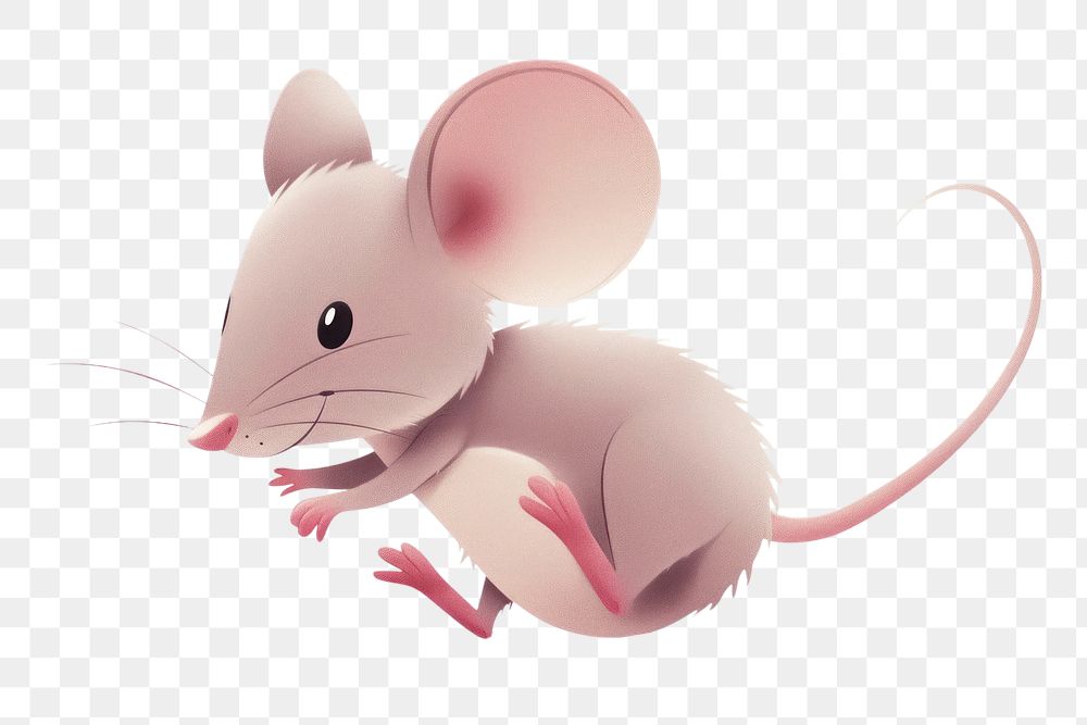 PNG  Grey mouse running rat animal mammal.