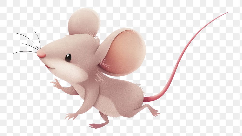 PNG  Grey mouse running rat animal mammal.