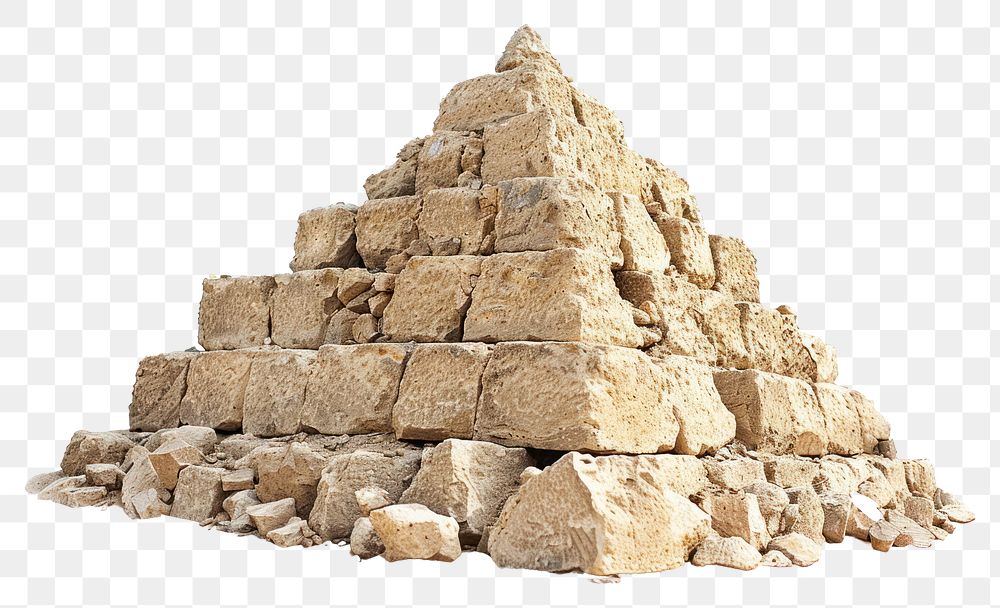 PNG Pyramid pyramid architecture limestone.