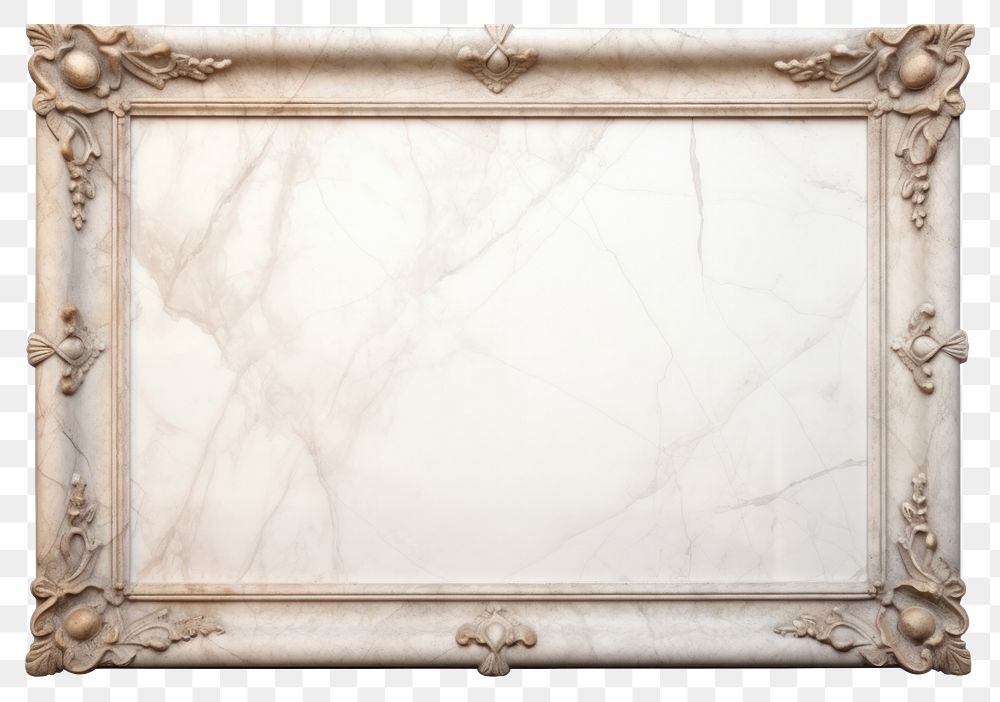 PNG Vintage marble frame backgrounds white white background.