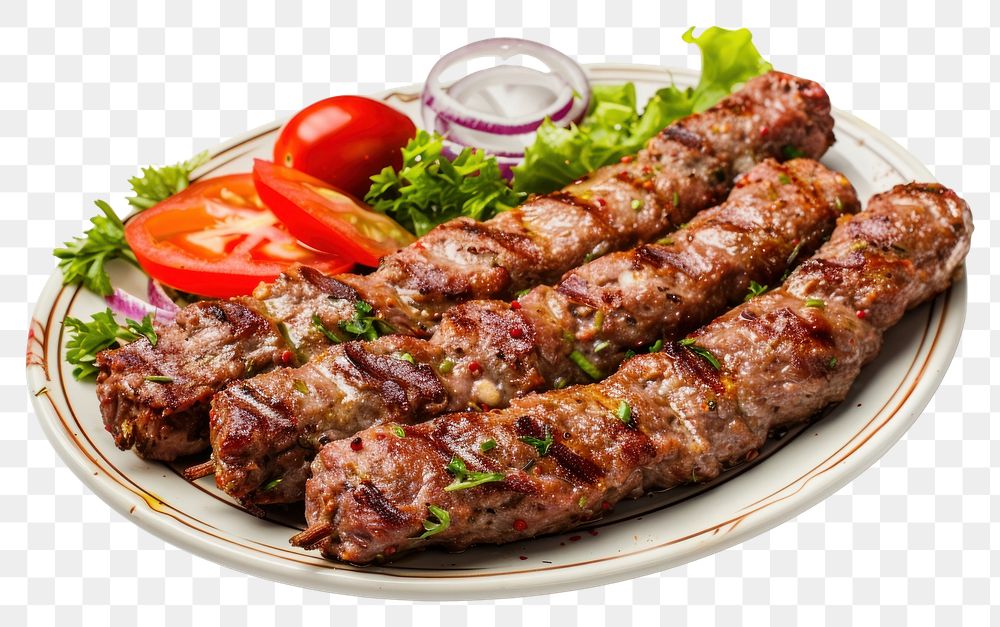 PNG Photo of kebab meat food beef.