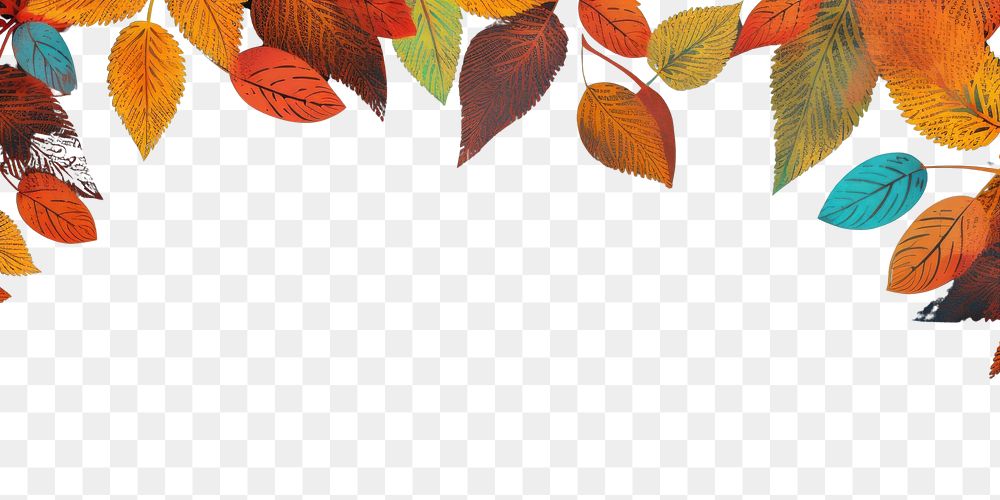 PNG Autumn theme backgrounds pattern plant.