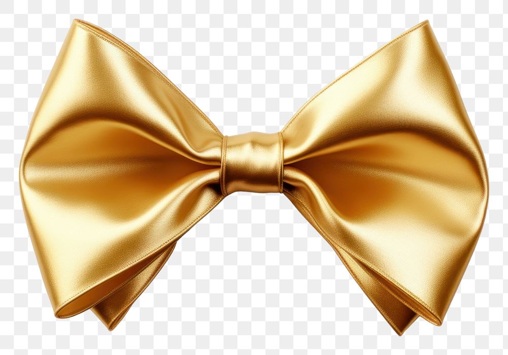 PNG Ribbon bow ribbon shiny gold