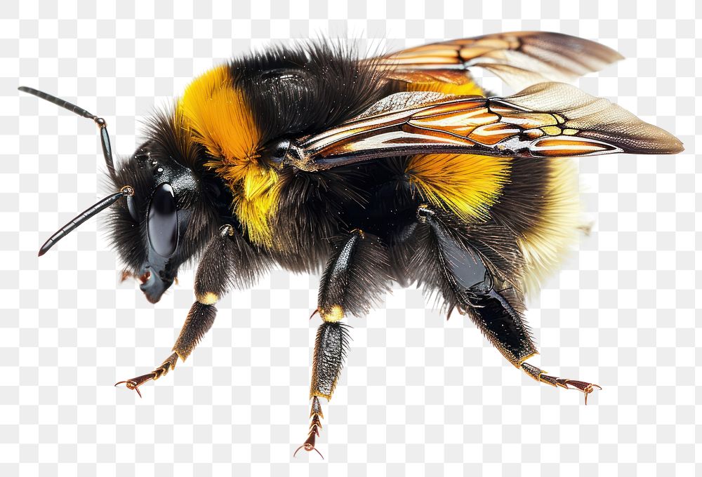 PNG Bumblebee resting animal insect hornet.