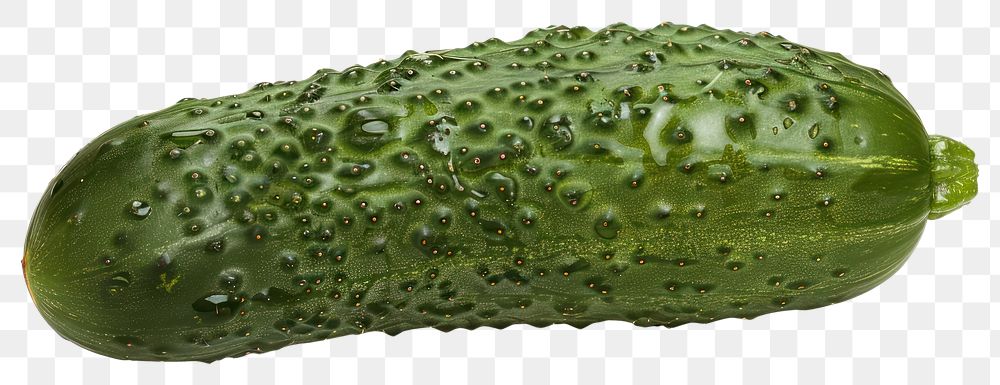 PNG Gherkin vegetable cucumber plant.