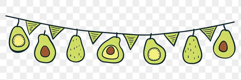 PNG Avocado flag string avocado produce fruit.
