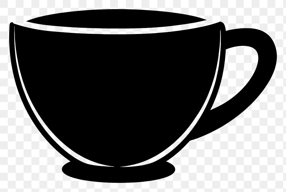 PNG A coffee cup beverage drink mug.