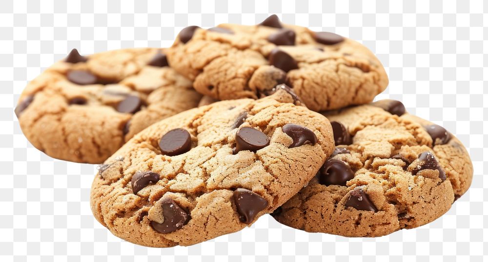 PNG Chocolate Chip Cookies cookie confectionery biscuit.