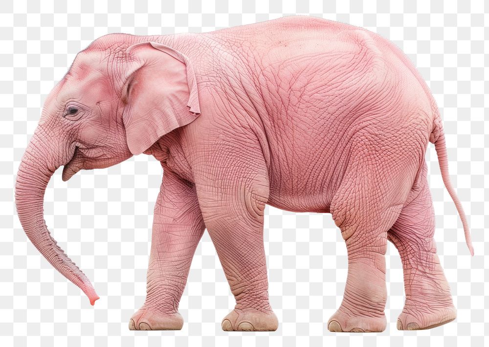 PNG Pink Elephant elephant wildlife animal