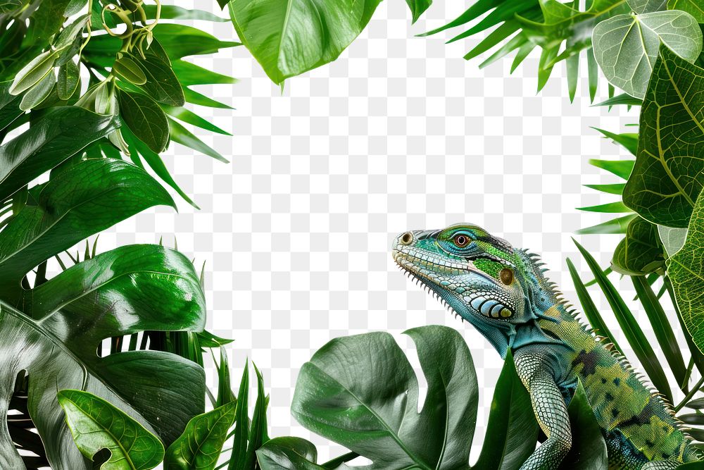 PNG Tropical dragon reptile tropics animal.