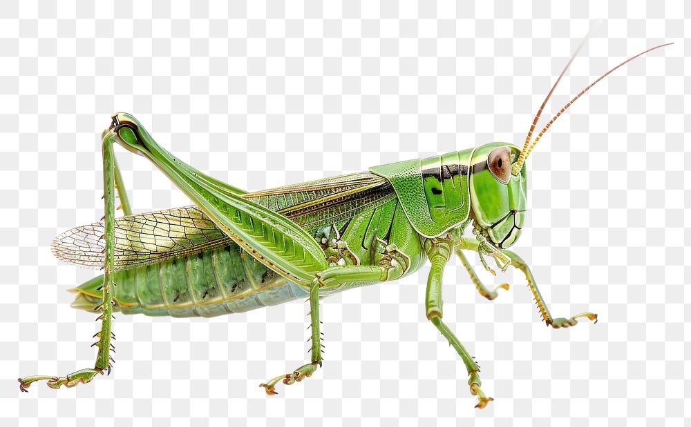 PNG Green grasshopper locust animal insect white background.