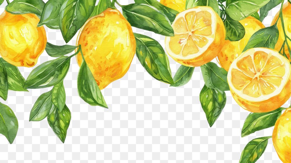 PNG Lemon backgrounds fruit plant.