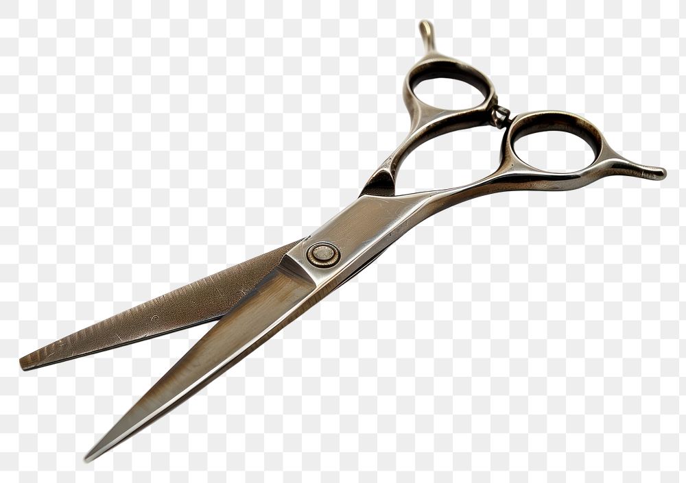 PNG Haircutting Scissors scissors white background equipment.