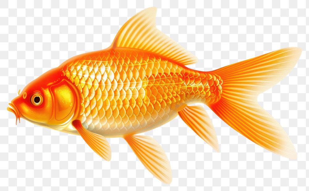 PNG Gold Fish fish goldfish animal