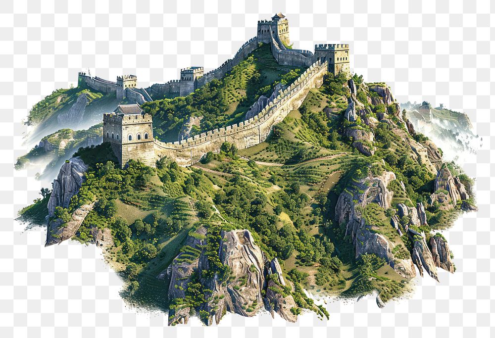 PNG Great wall of china architecture building castle.