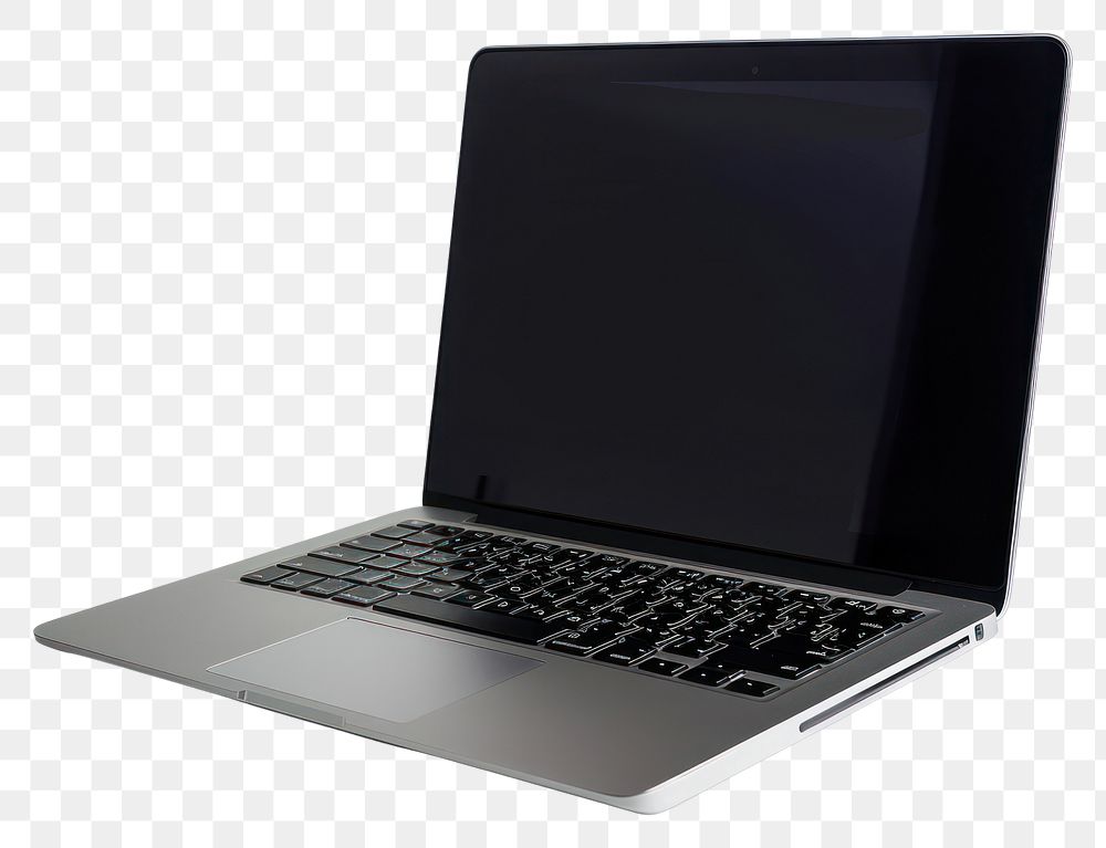 PNG Modern laptop computer white background portability electronics.