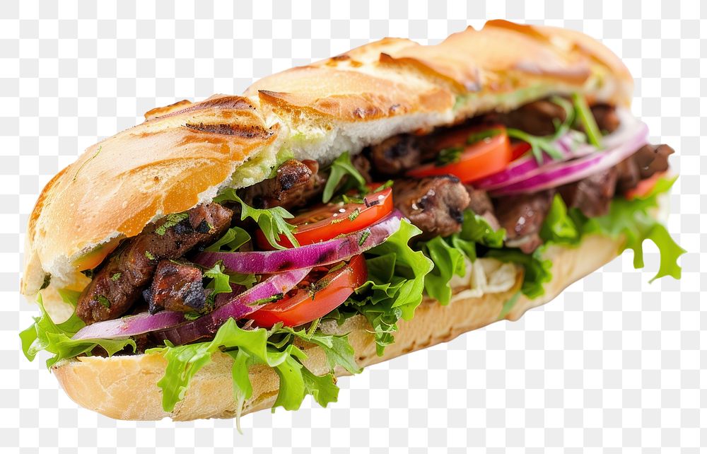 PNG Kebab sandwich burger lunch food.