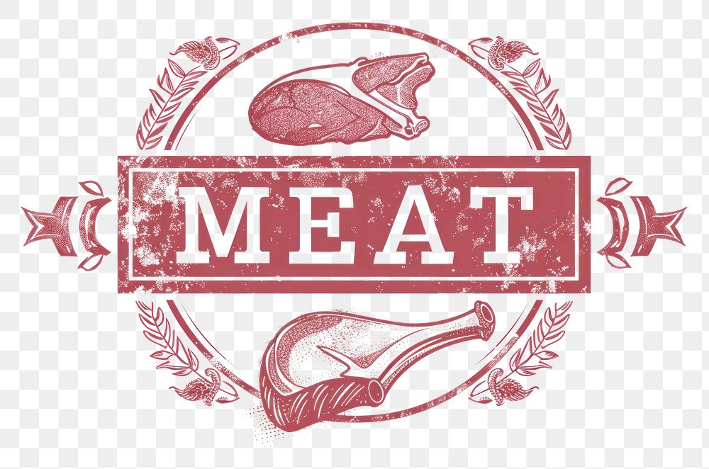PNG Logo of Butcher meat shop logo clapperboard symbol.