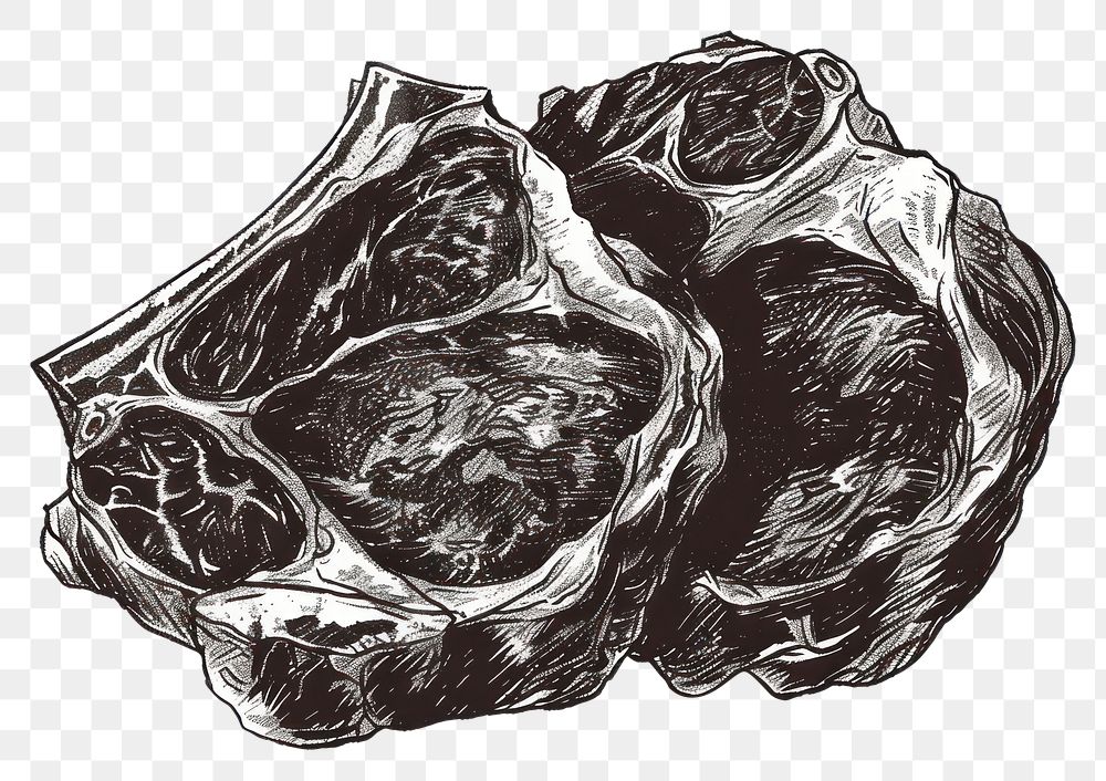 PNG Meat illustrated vegetable produce.