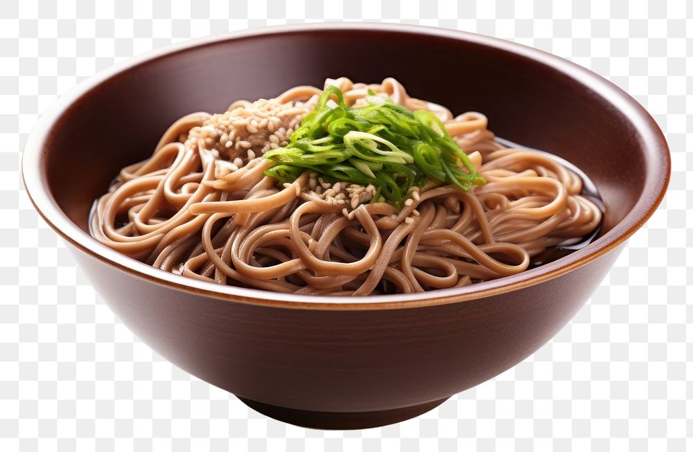 PNG Soba ramen spaghetti noodle pasta.