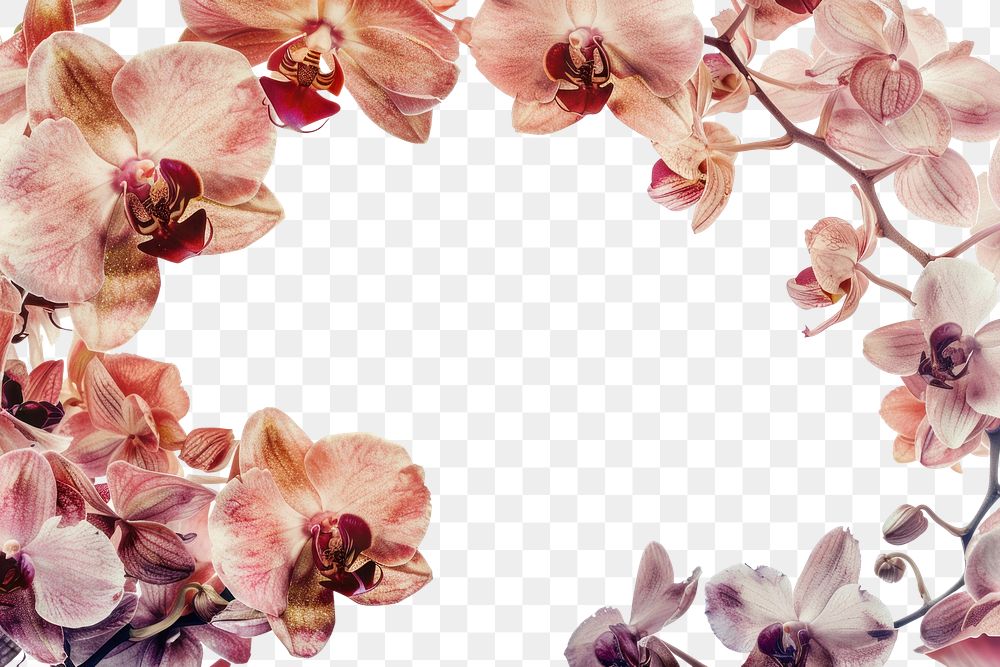 PNG Orchid backgrounds flower petal.