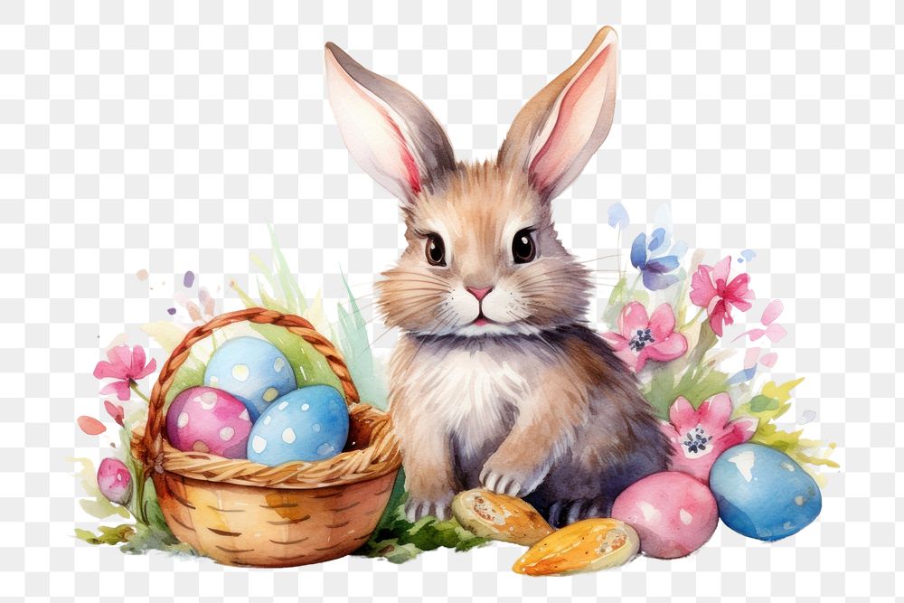 PNG Easter bunny animal mammal cute