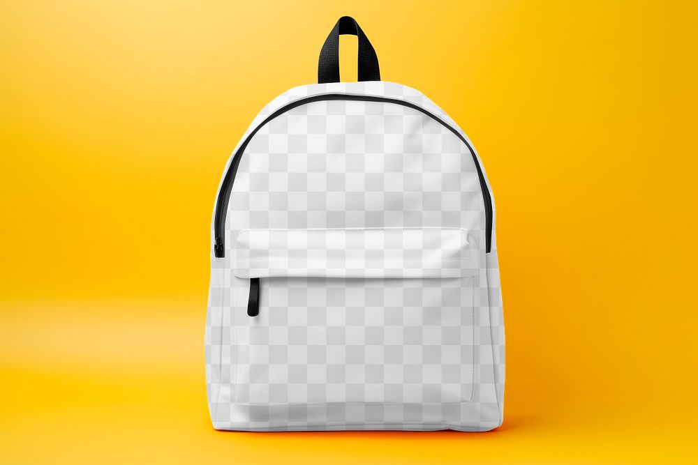 PNG Backpack mockup, transparent design