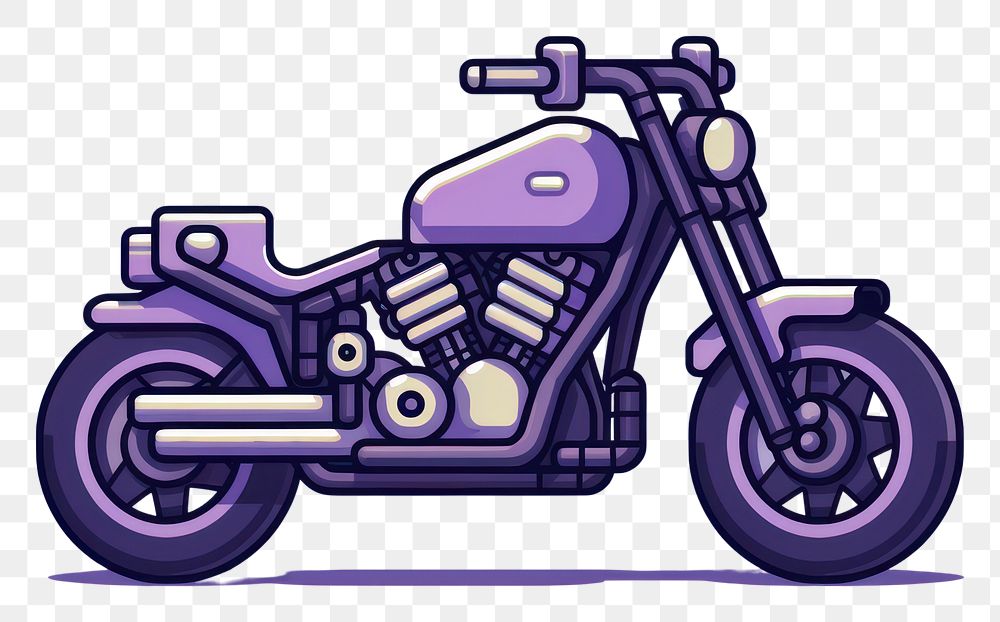 PNG Motorcycle pixel vehicle wheel art.