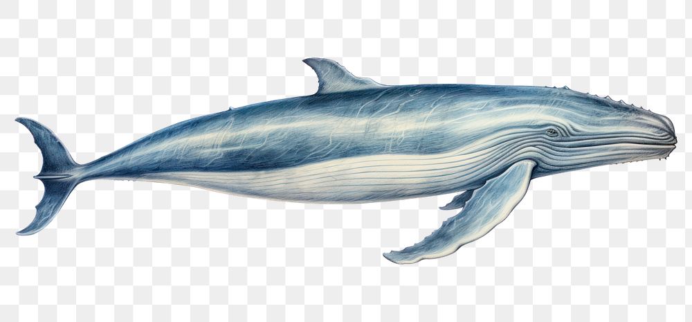 PNG Blue whale animal mammal fish.