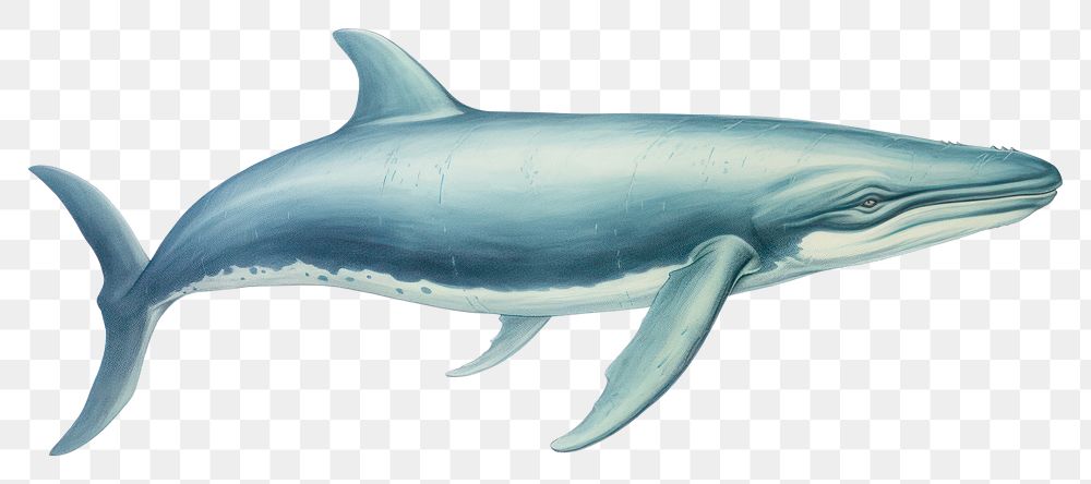 PNG Blue whale dolphin animal mammal.