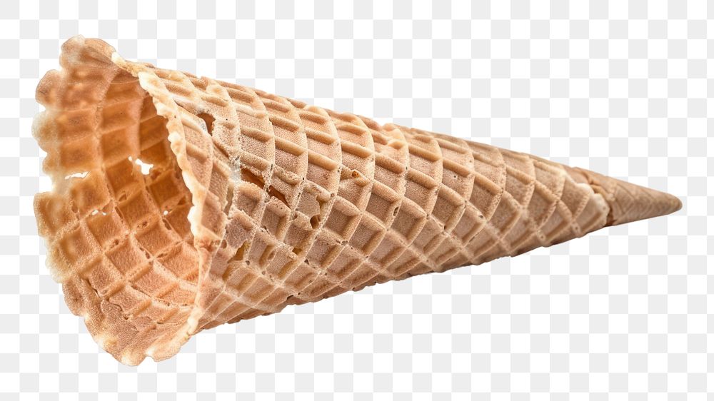 PNG Ice cream cone dessert food white background.
