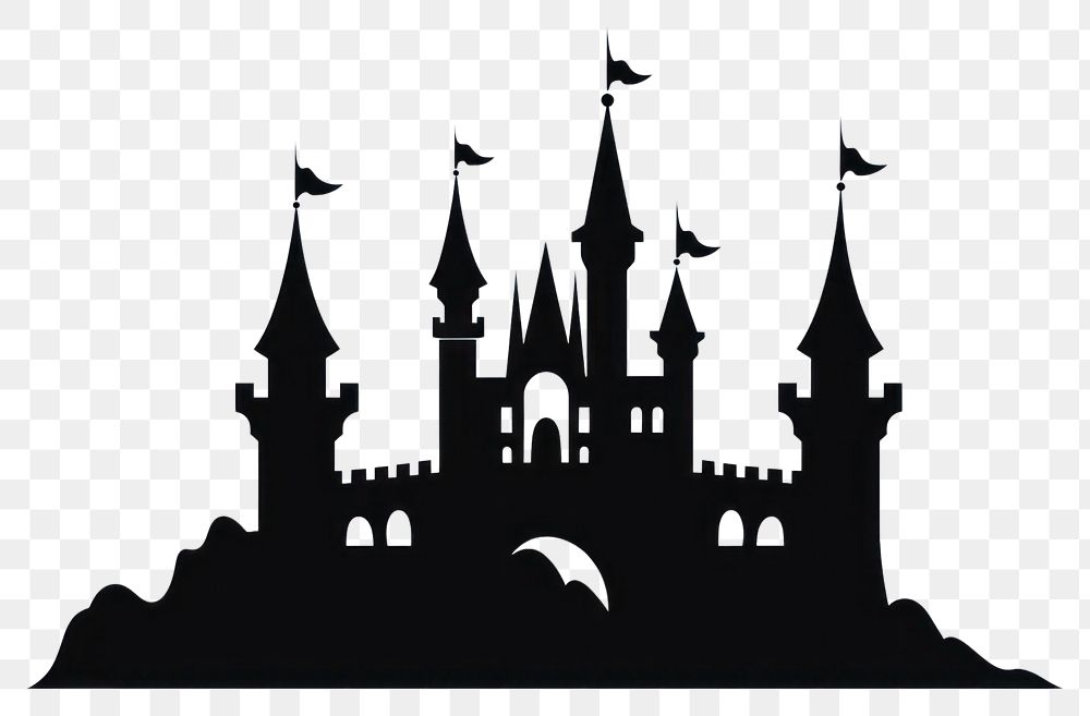 PNG Castle silhouette clip art architecture building spire.