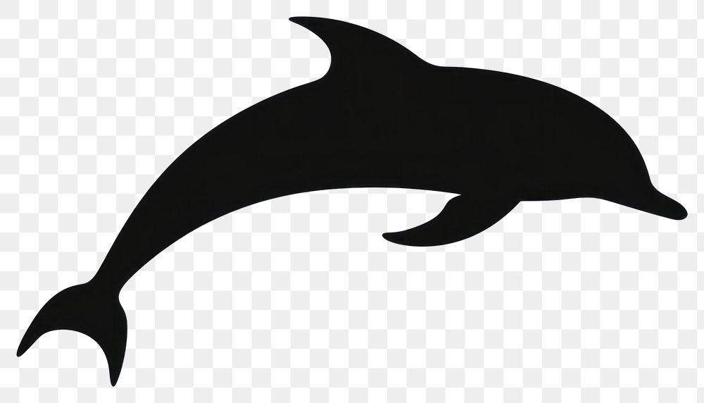PNG Dolphin silhouette clip art dolphin animal mammal.