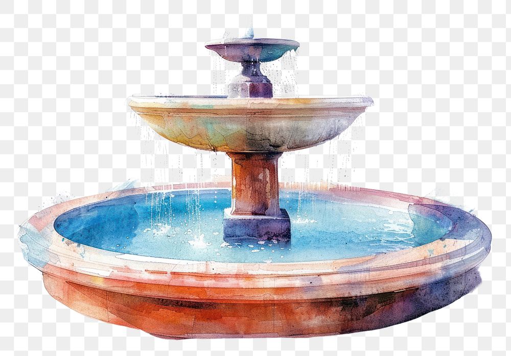 PNG Fountain fountain architecture creativity.