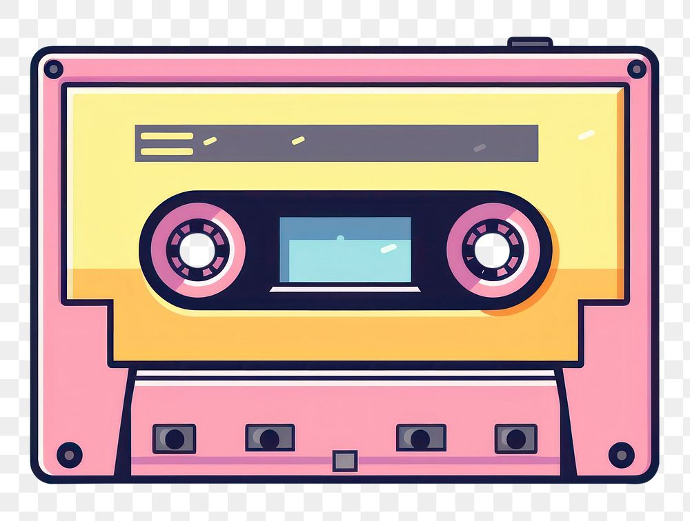 PNG Tape cassette pixel electronics technology scoreboard.